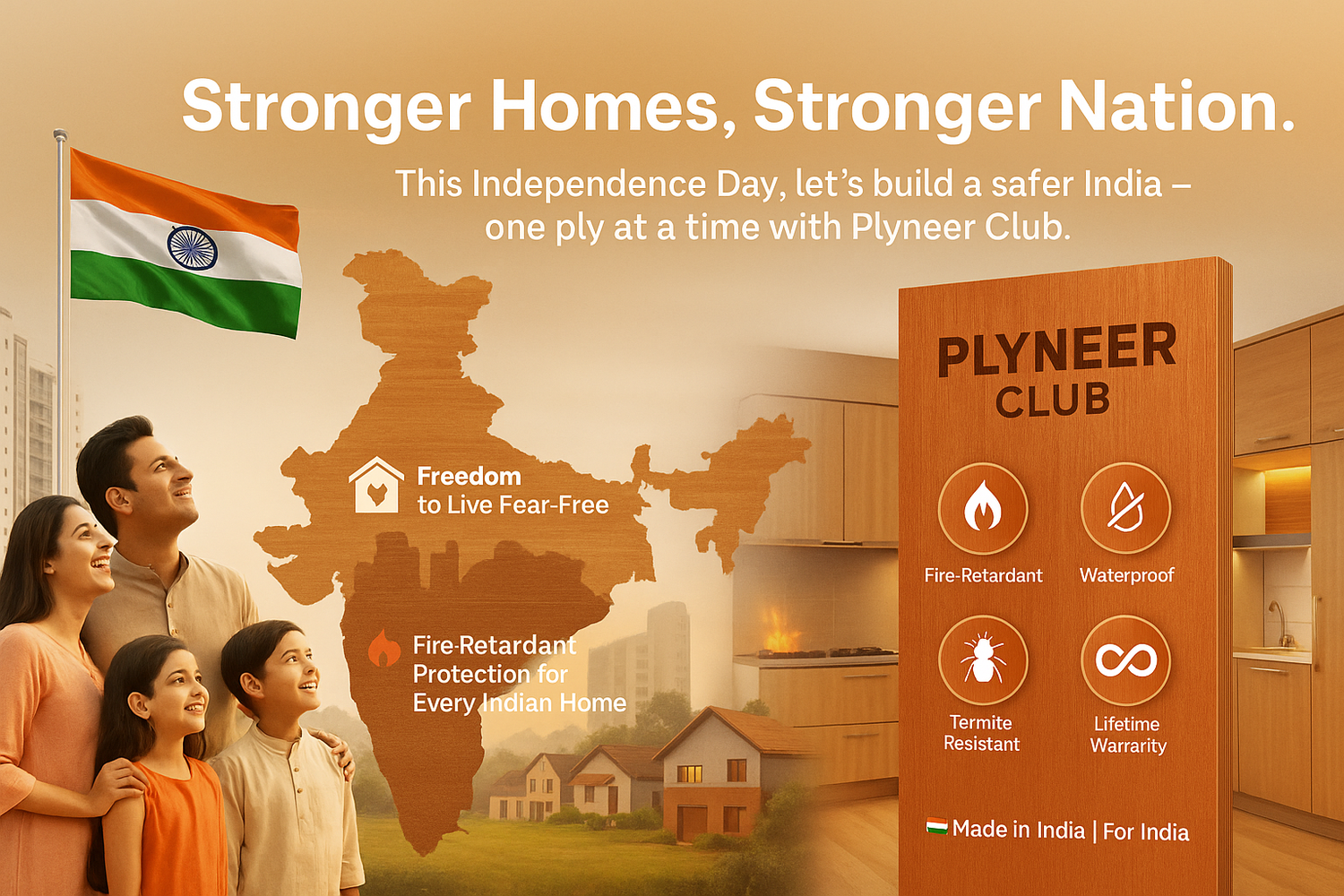 Celebrating Freedom at Home: Build a Safer India with Plyneer Club