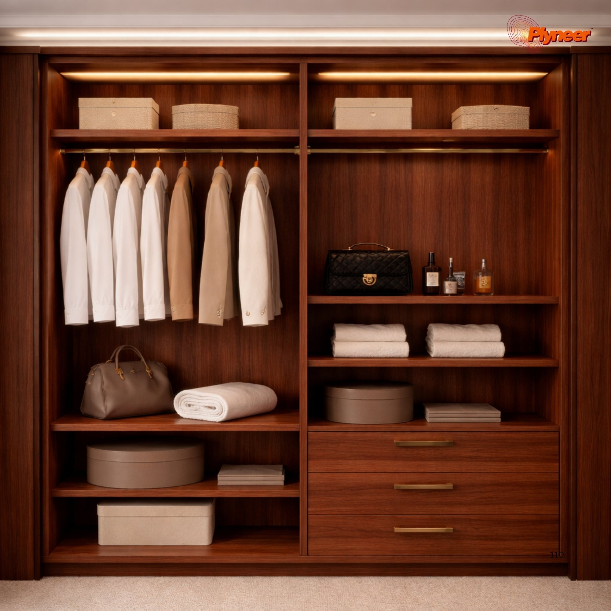 Plyneers Wood Laminate 2616 SF/MF BROWN RAFI WOOD