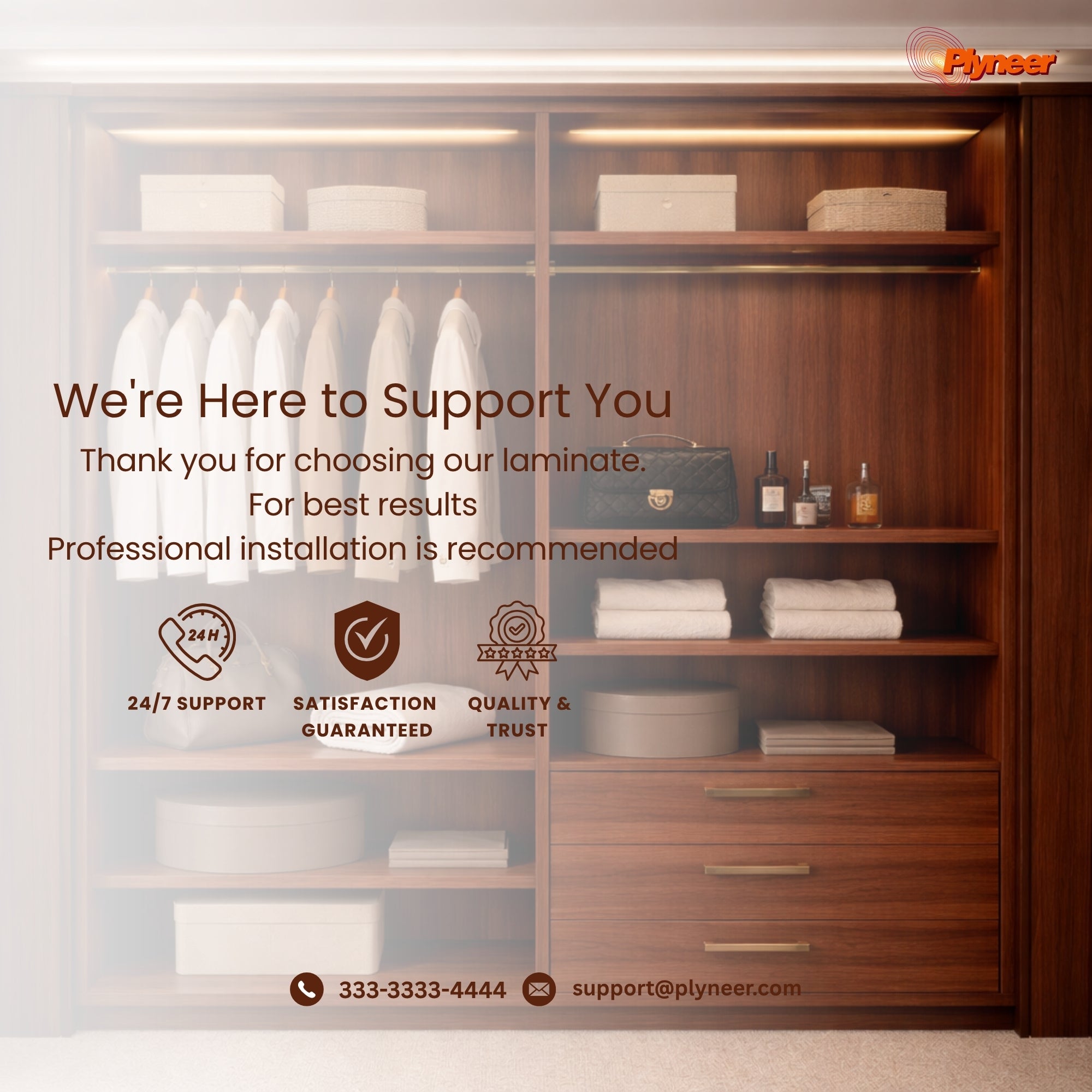 Plyneers Wood Laminate 2616 SF/MF BROWN RAFI WOOD