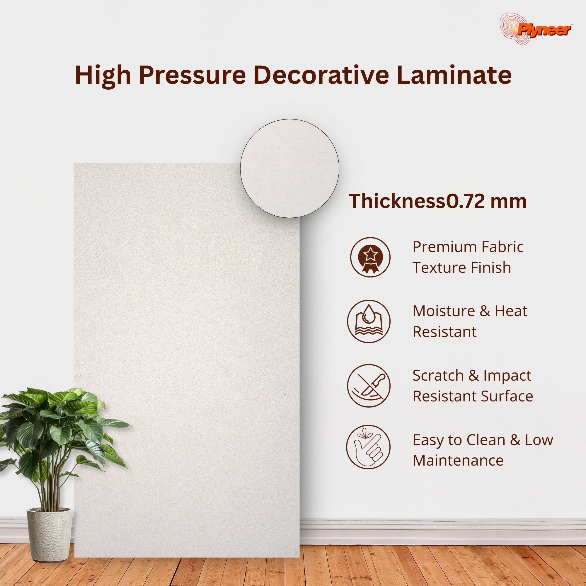 Plyneers Off White Laminate 1909 SF