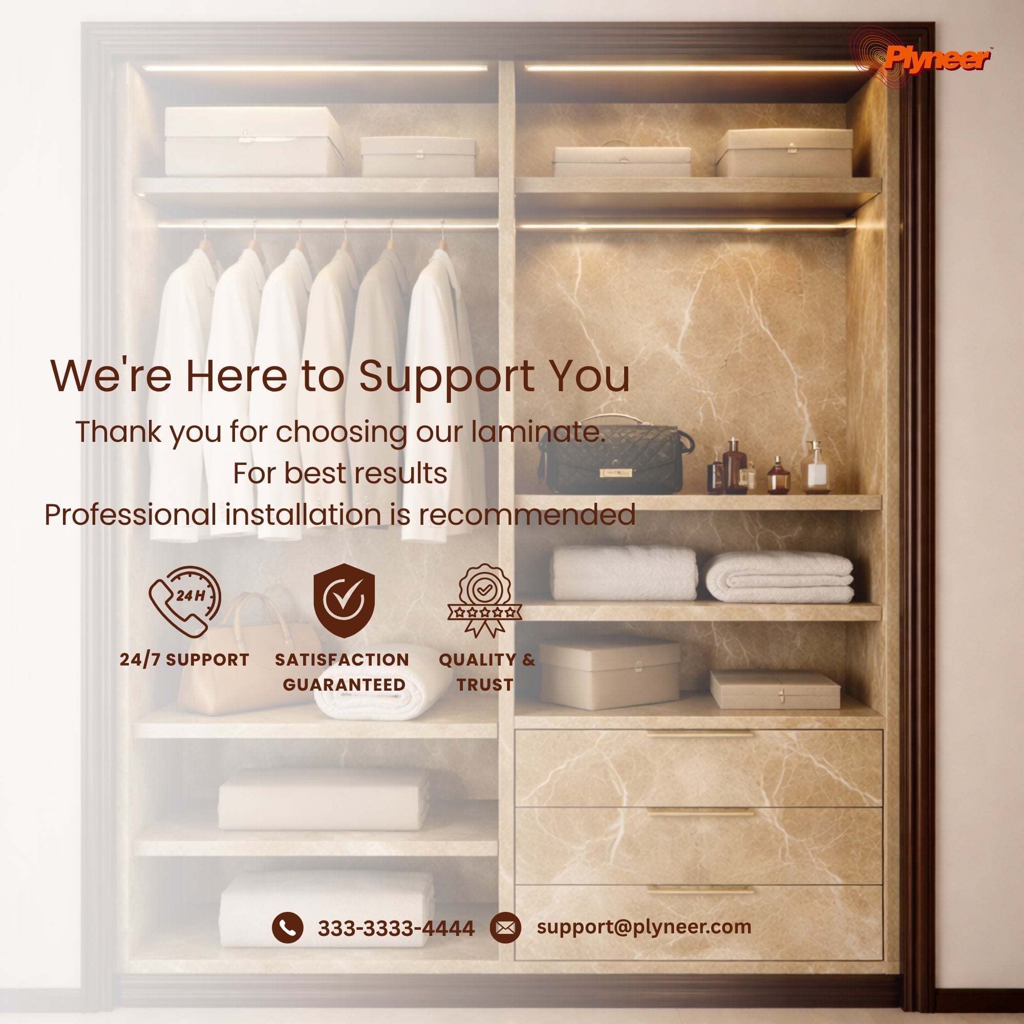 Plyneers Marble Laminate 2647 HG SAGRADA MARBLE