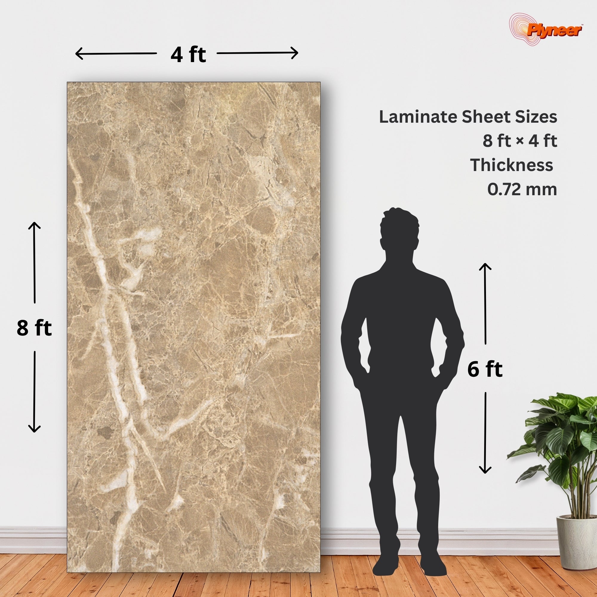 Plyneers Marble Laminate 2647 HG SAGRADA MARBLE