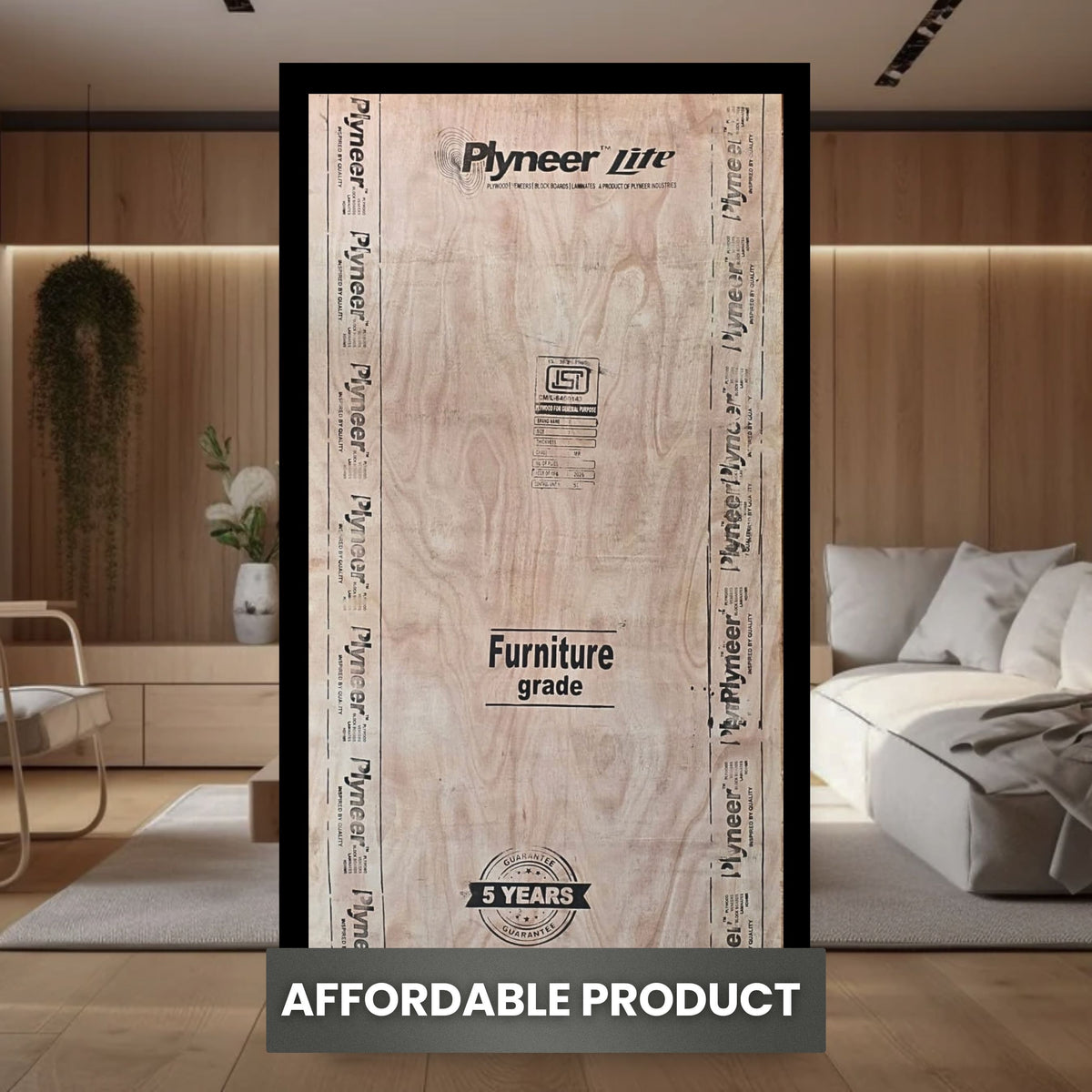 Plyneer LITE Plywood sofa and beds