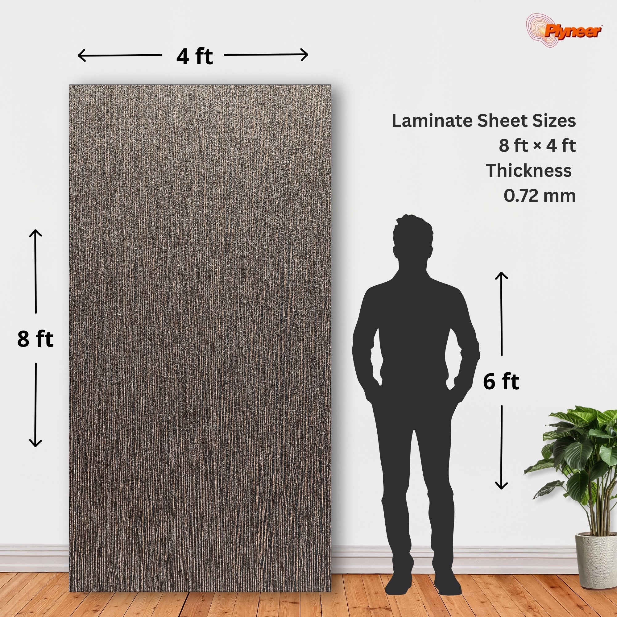 Plyneers Wood Laminate 2155 SF WENGE