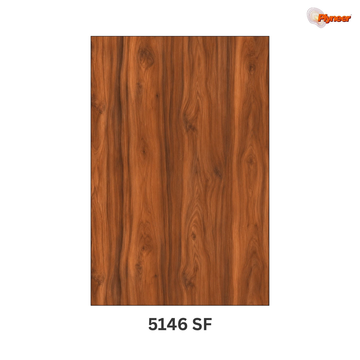 Plyneer Wood Laminate 5146 SF Denver Walnut – Elegant Warm Walnut Wood Grain Look