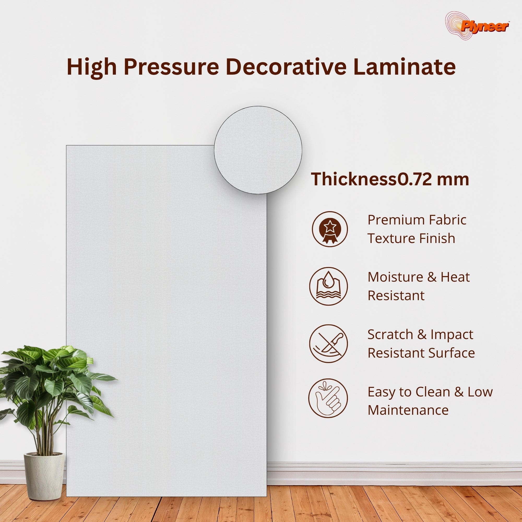 Plyneer Fabric Laminate 5169 SF Primey – Elegant Textile Finish