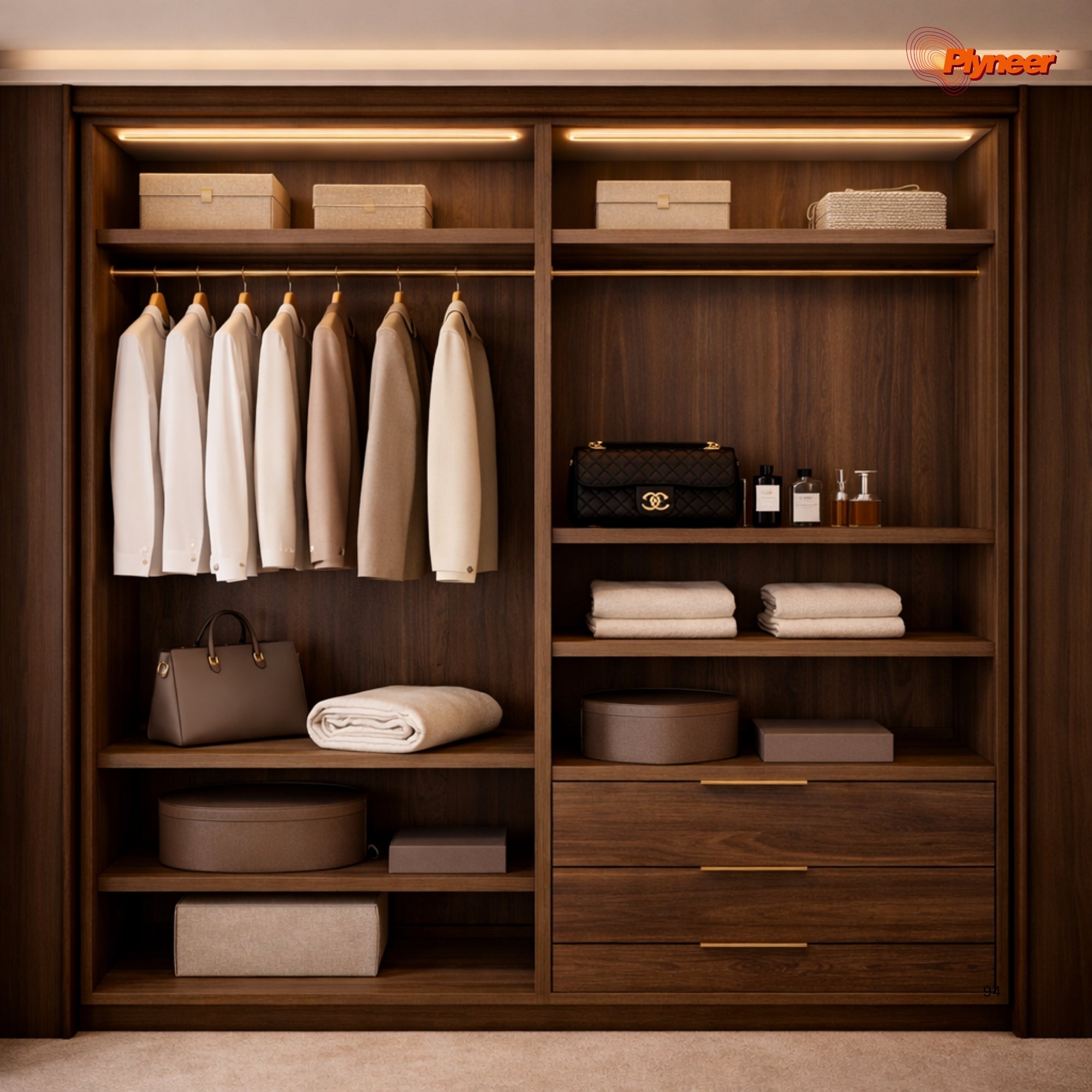 Plyneers Wood Laminate 2620 SF/MF WALNUT