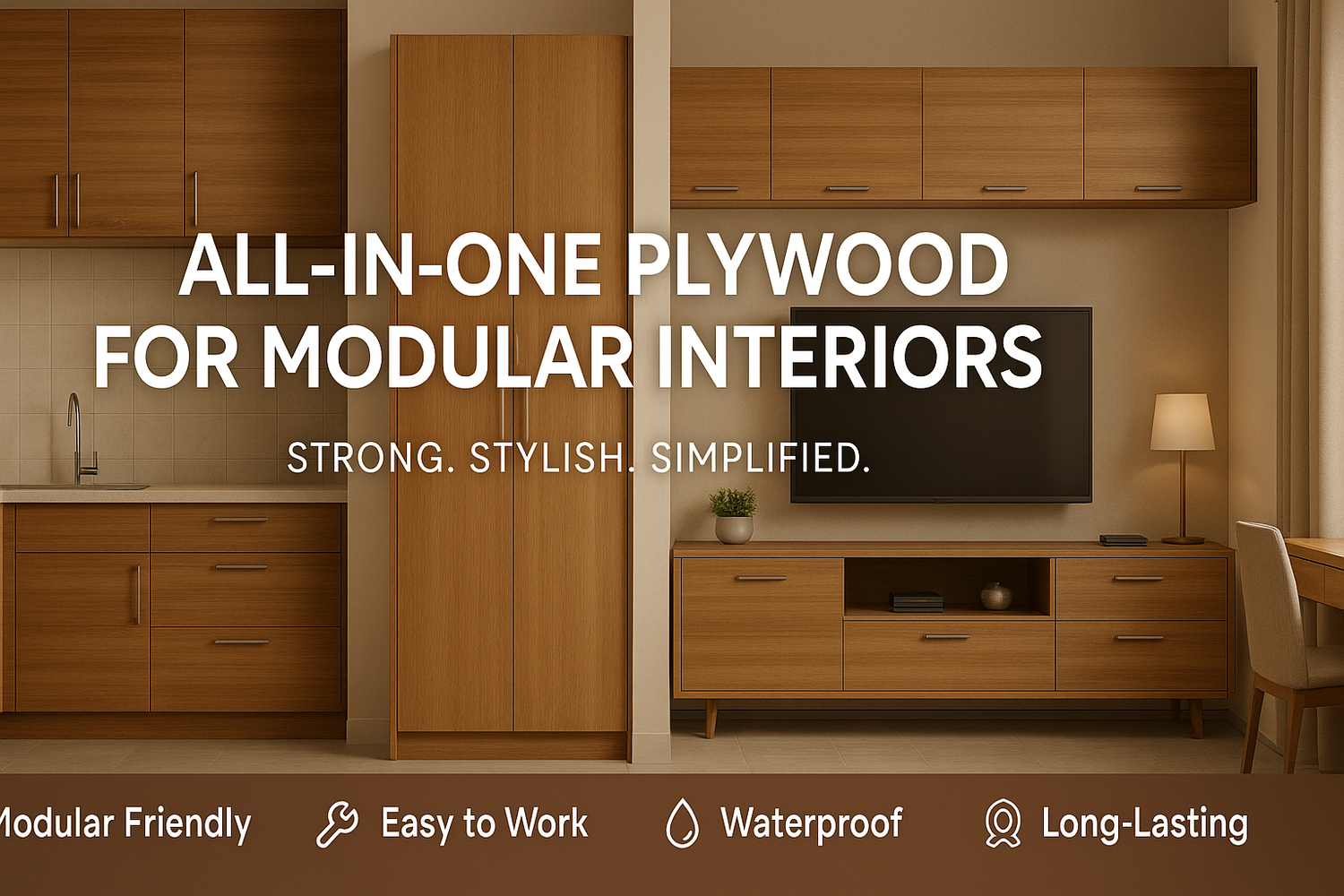 All-in-One Plywood for Modular Interiors