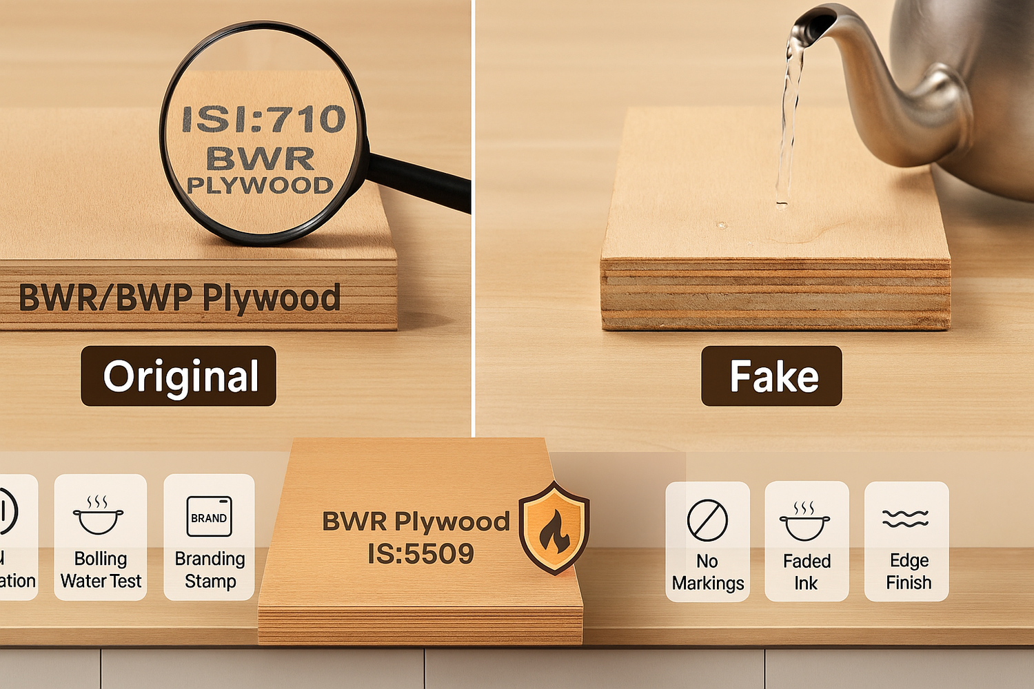How to Spot Fake Waterproof Plywood in the Market
