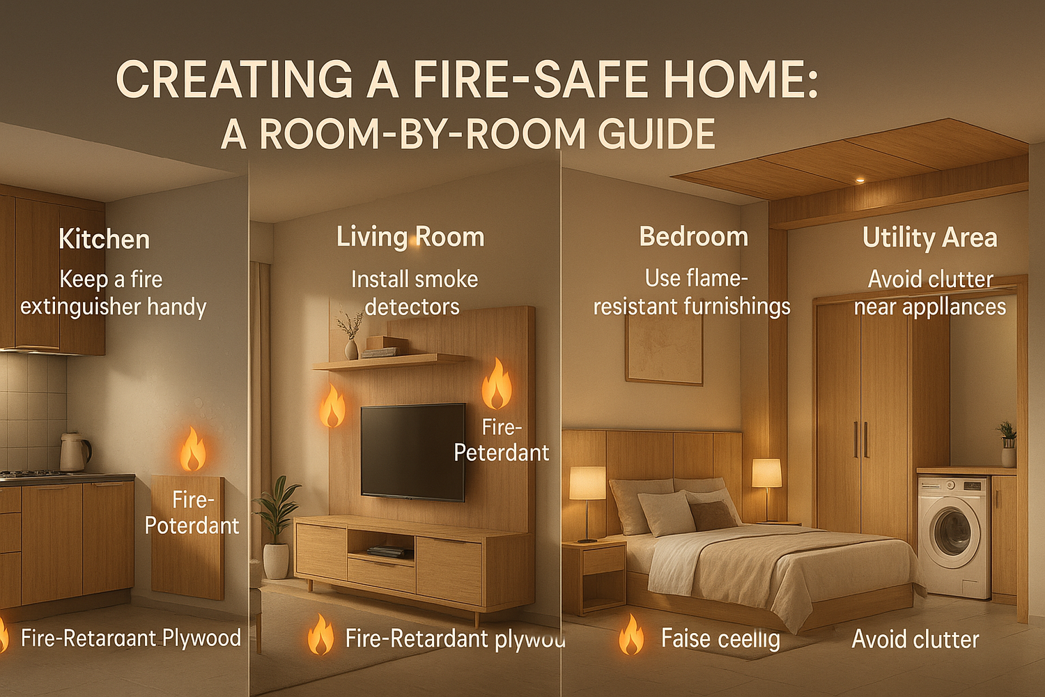 Creating a Fire-Safe Home: A Room-by-Room Guide