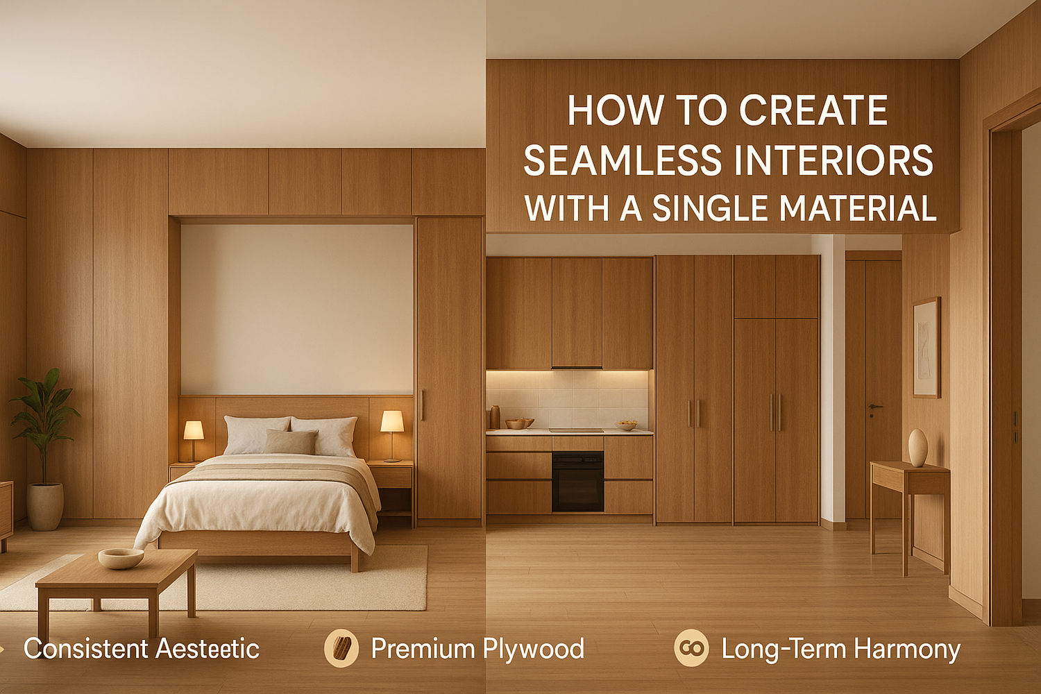 How to Create Seamless Interiors with a Single Material