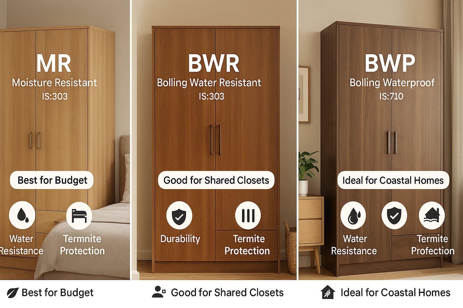 Which Plywood Is Ideal for Wardrobes and Cupboards?