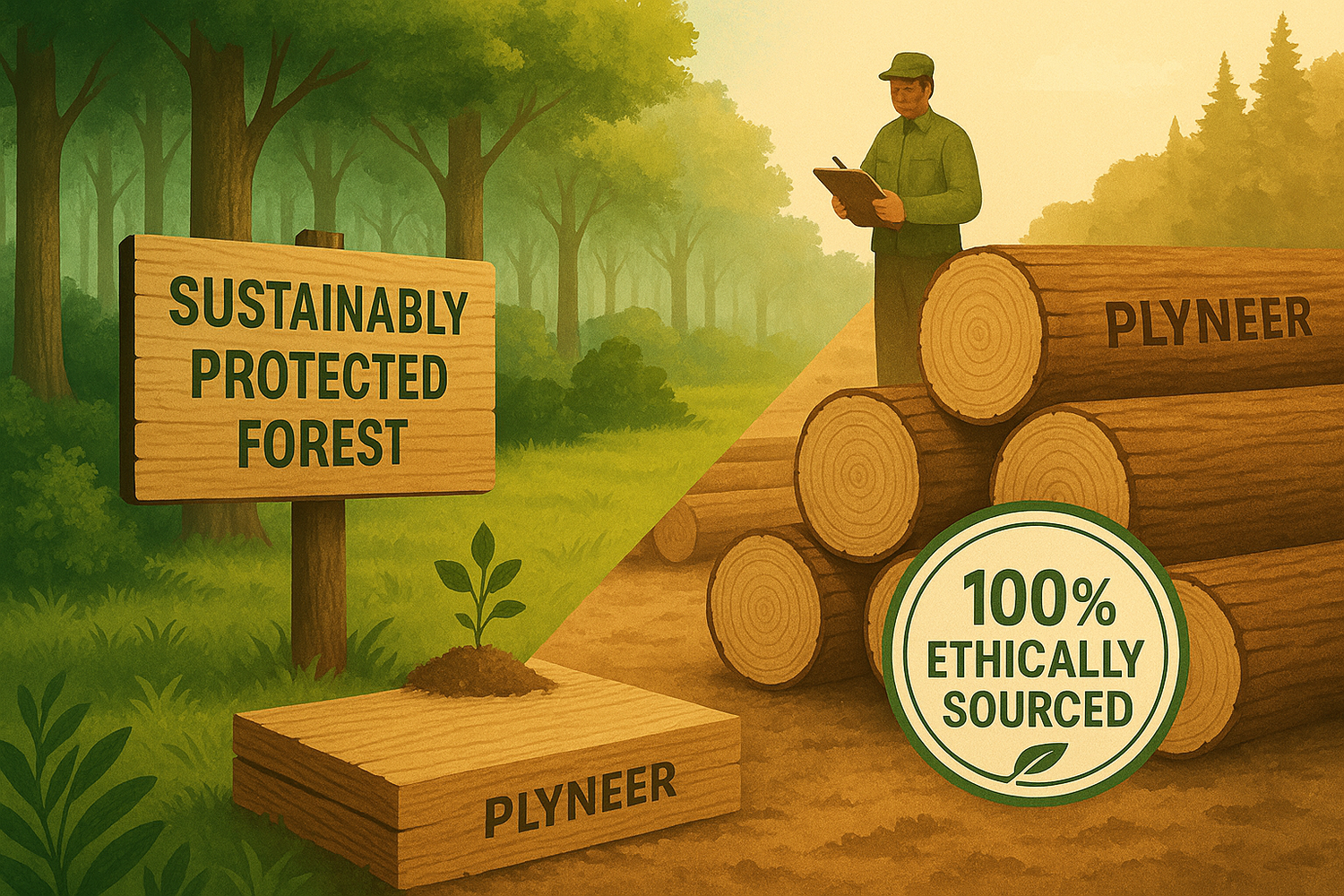 How Plyneer Supports Forest Conservation and Ethical Sourcing