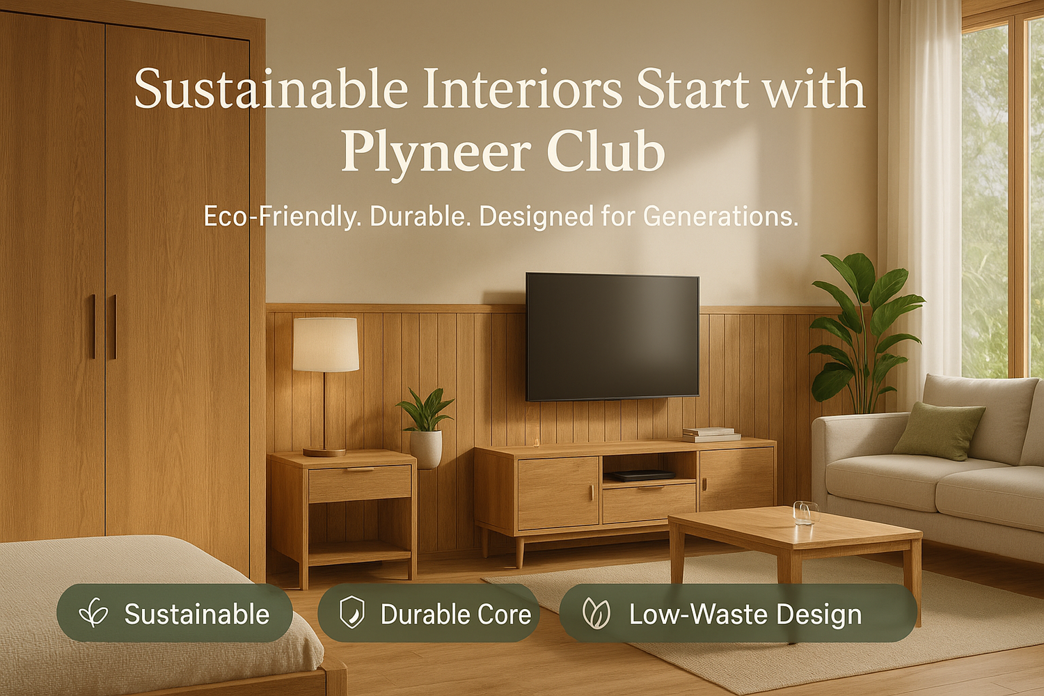 Sustainable Interiors Start with Plyneer Club
