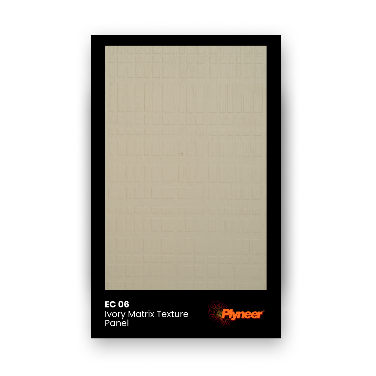 Ivory matrix geometric textured wall panel ES 06 