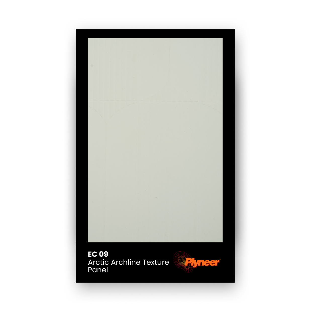 EC 09 arctic white archline textured decorative wall panel.