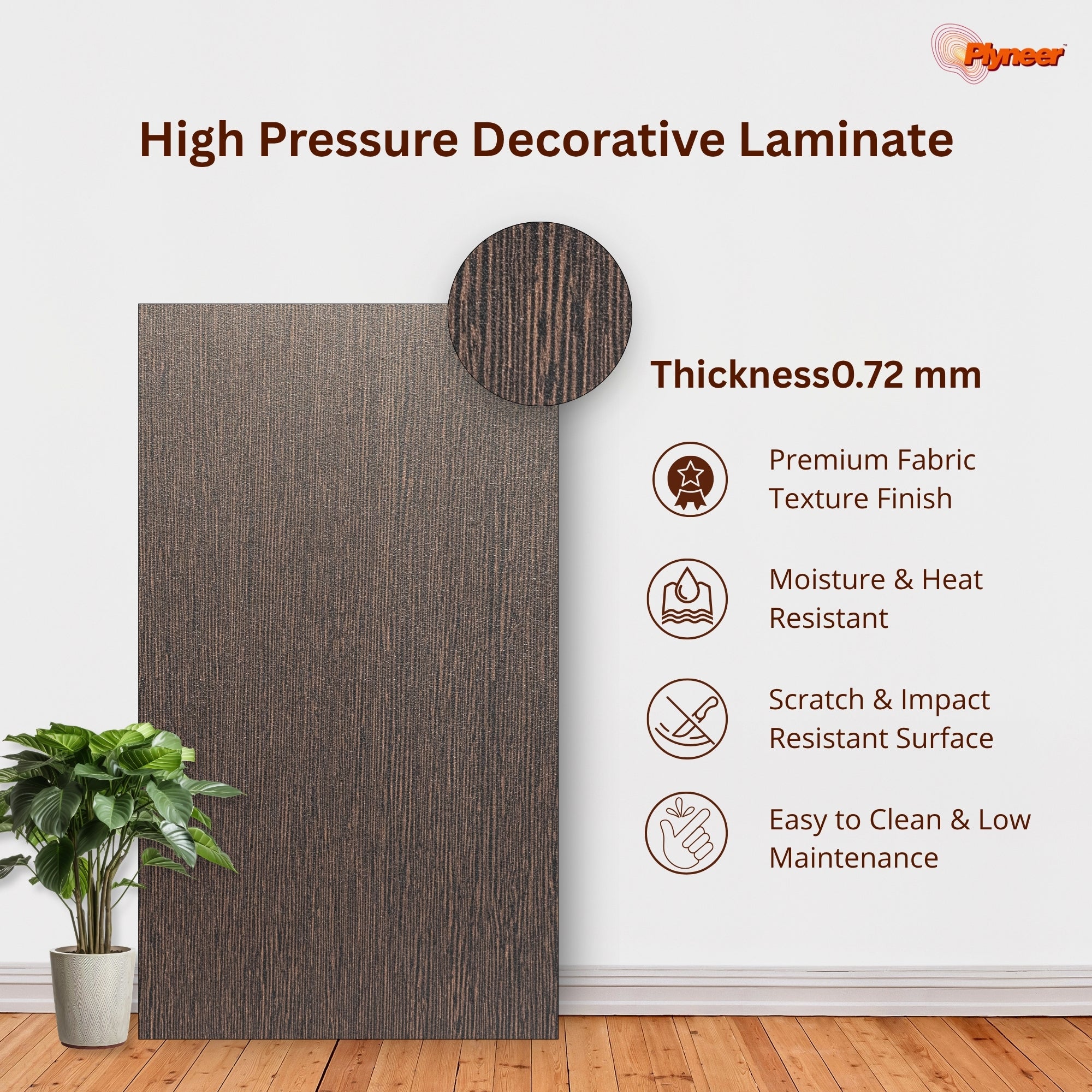 Plyneers Wood Laminate 2155 SF WENGE