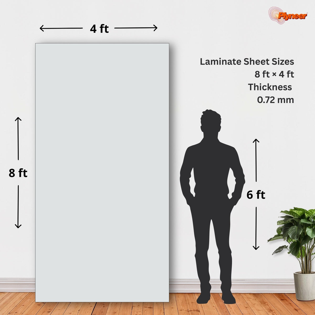 Plyneer Fabric Laminate 5100 SF Light Milk Cambric – Elegant Milky White Look