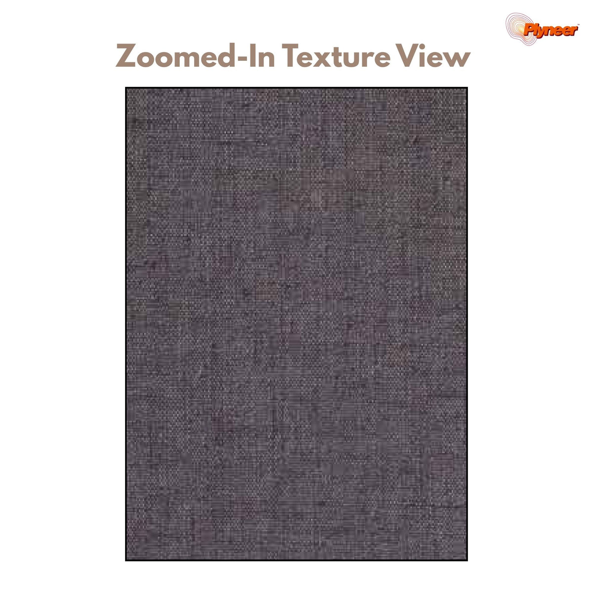 Plyneer Fabric Laminate 5106 SF Amethyst – Elegant Charcoal-Purple Woven Look