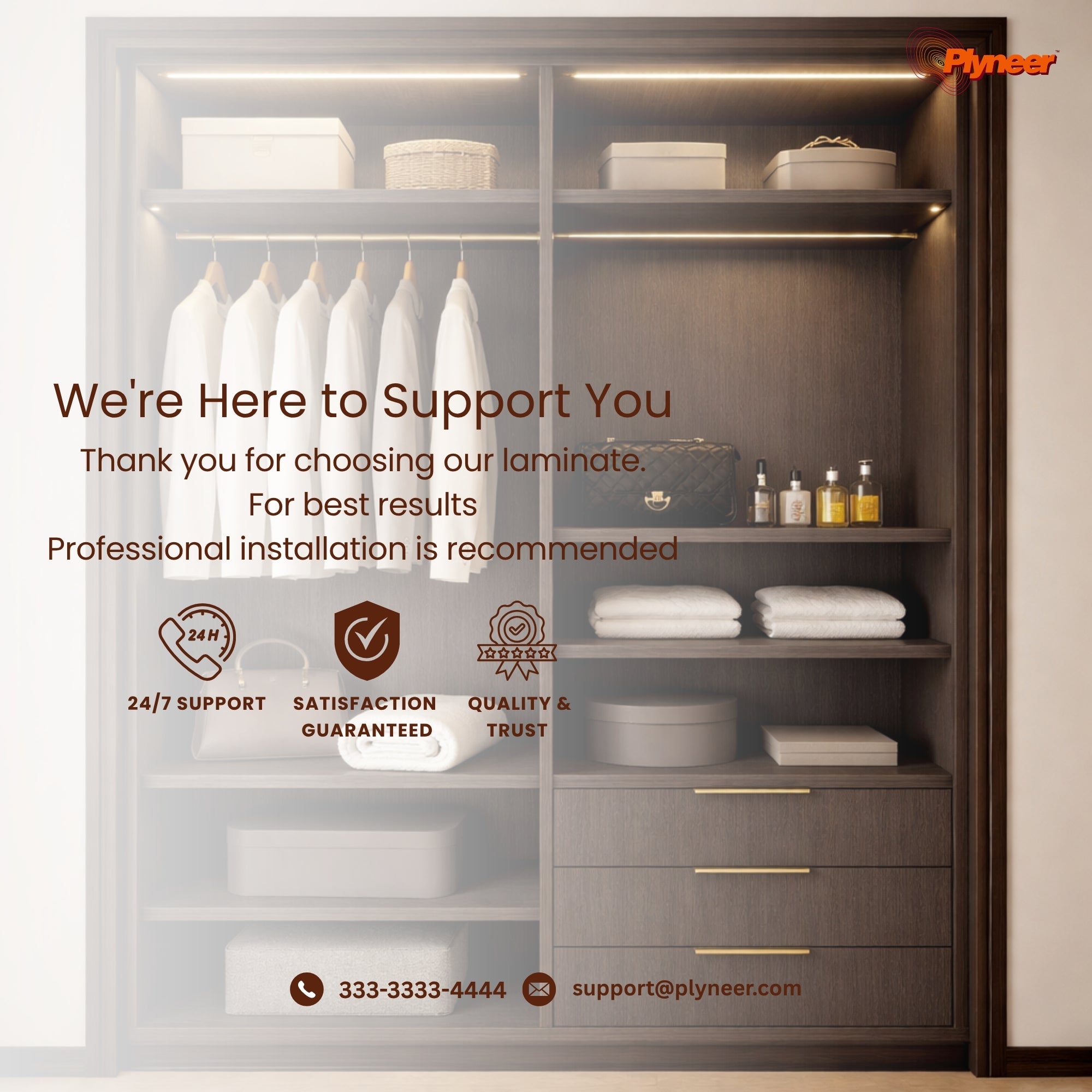 Plyneers Wood Laminate 2155 SF WENGE