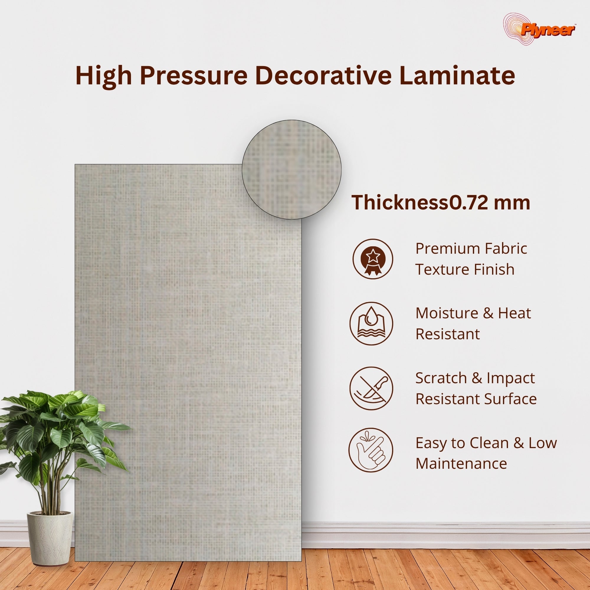 Plyneer Fabric Laminate 5150 SF Storm Shade – Stylish & Durable Finish