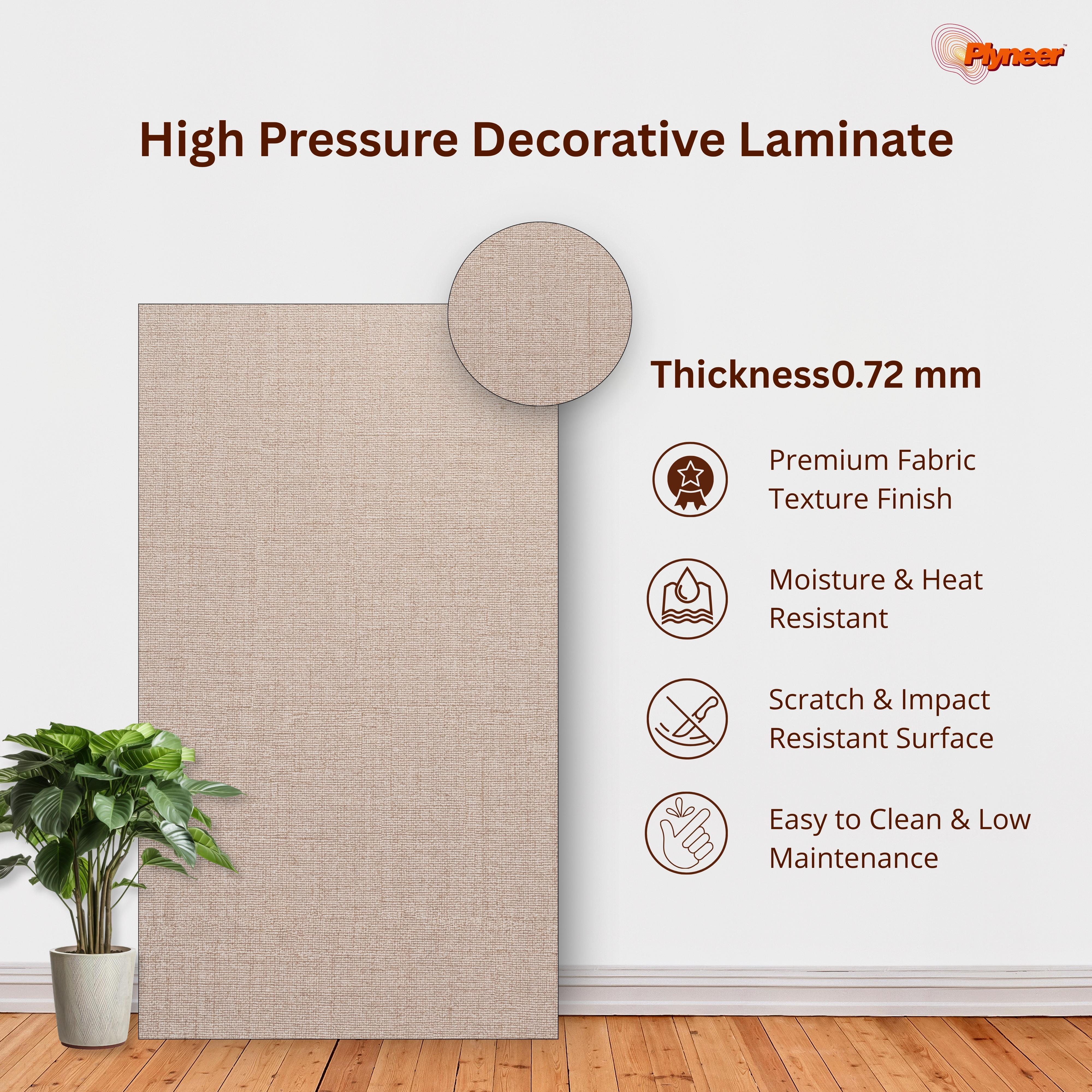 Plyneers Fabric Laminate 2632 SF LINEN FABRIC