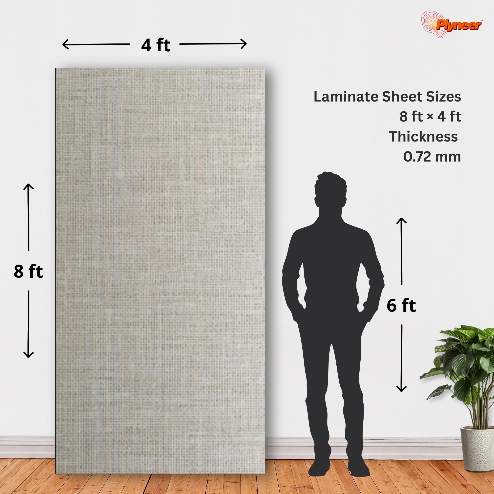Plyneer Fabric Laminate 5150 SF Storm Shade – Stylish & Durable Finish