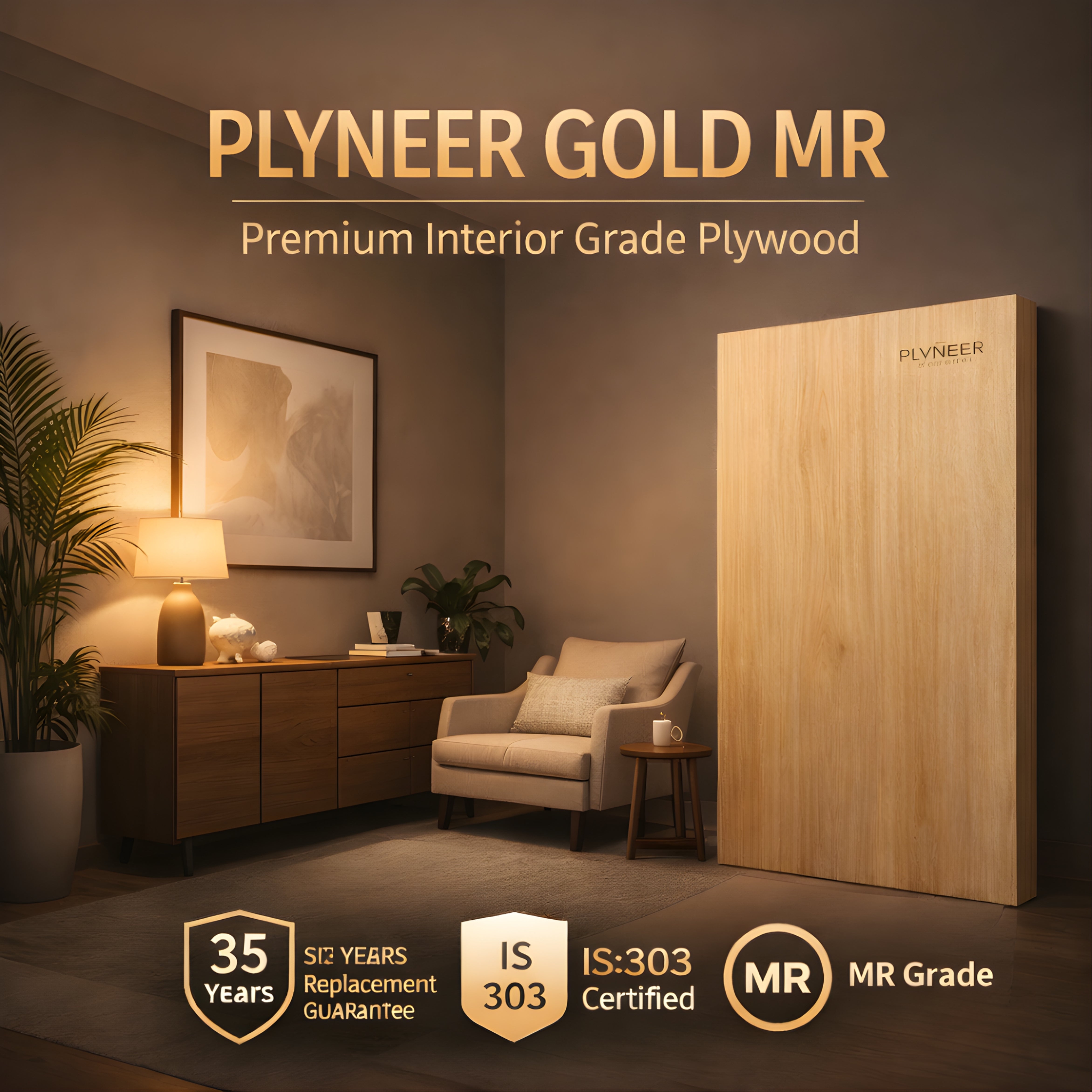 Plyneer Gold Eucalyptus MR Grade