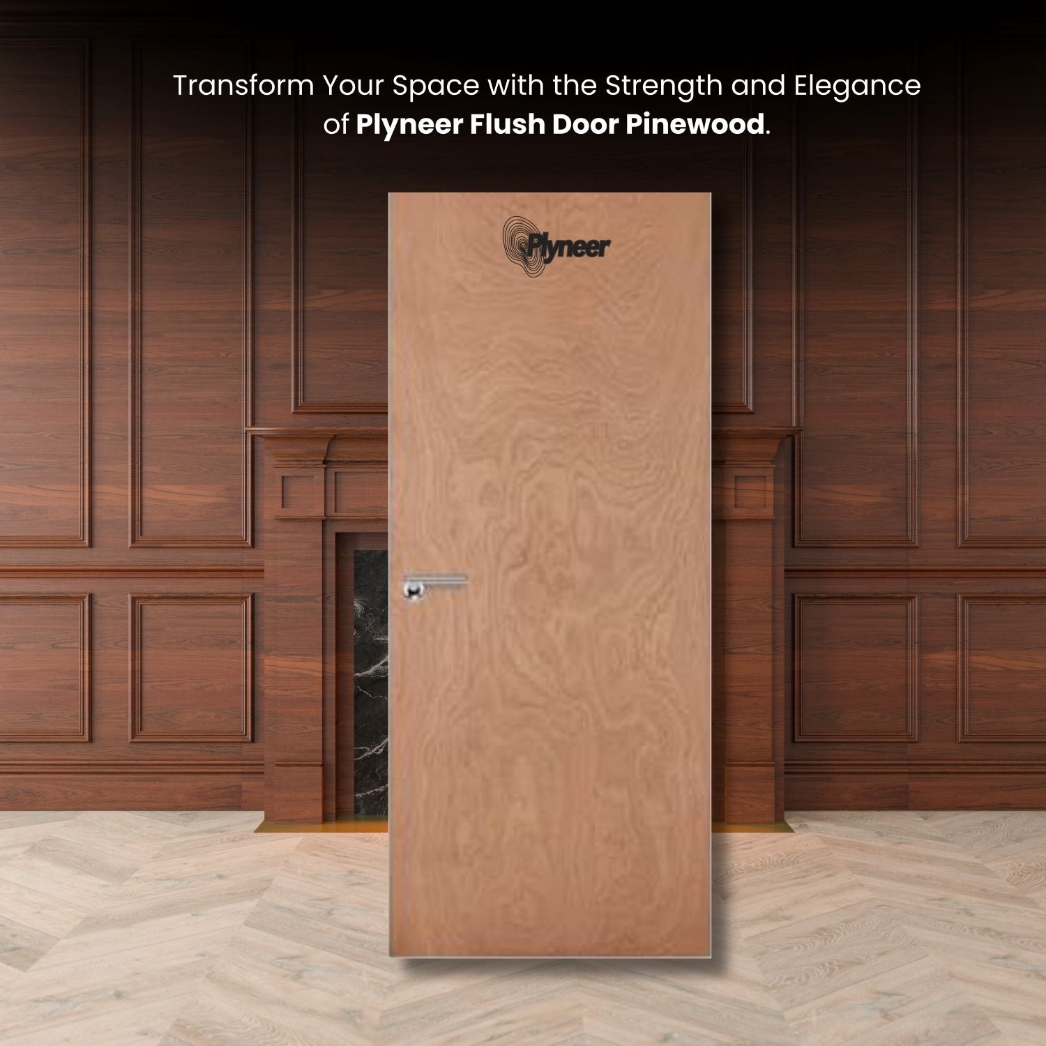 PlyneerFlushdoorPinewood